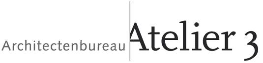 Atelier 3 logo grijs mobie NIEUWl
